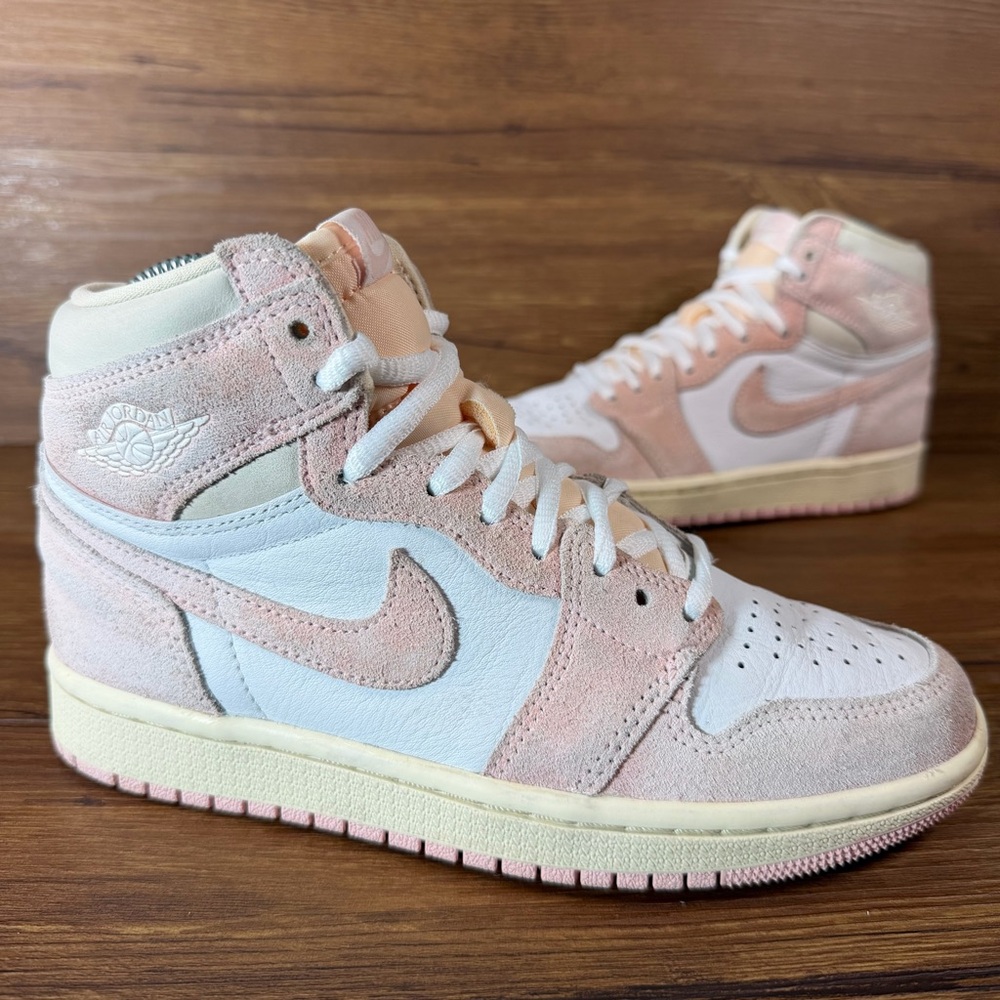 Nike Air Jordan RETRO‎ 1 HIGH OG 'WASHED PINK' Women’s Size 5.5 [FD2596-600]